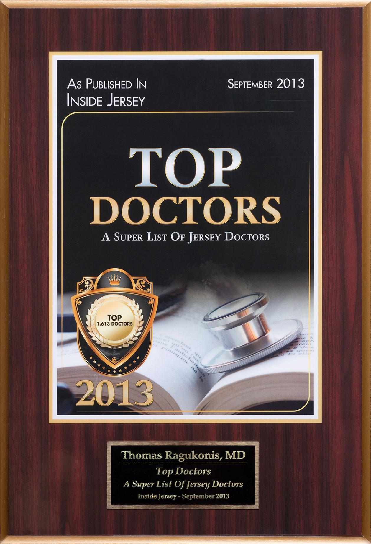 Inside Jersey Magazine Top Doctors 2013
